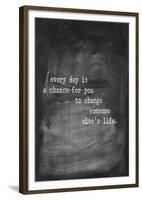 Chalk Type - Life-Stephanie Monahan-Framed Giclee Print