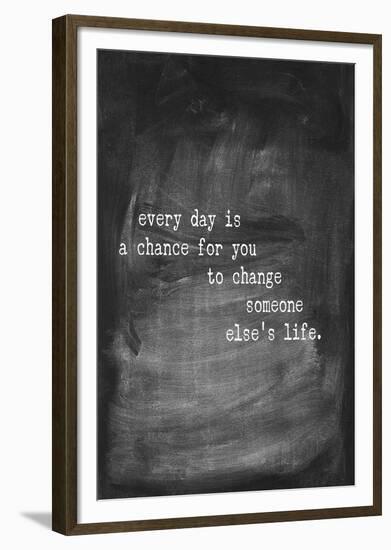 Chalk Type - Life-Stephanie Monahan-Framed Giclee Print