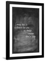 Chalk Type - Life-Stephanie Monahan-Framed Giclee Print