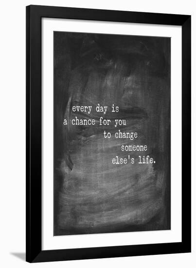 Chalk Type - Life-Stephanie Monahan-Framed Giclee Print