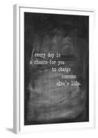 Chalk Type - Life-Stephanie Monahan-Framed Giclee Print