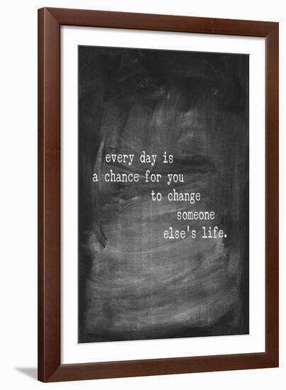 Chalk Type - Life-Stephanie Monahan-Framed Giclee Print