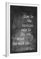 Chalk Type - Sunshine-Stephanie Monahan-Framed Giclee Print