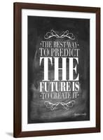 Chalk Type - The Future-Stephanie Monahan-Framed Giclee Print