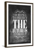 Chalk Type - The Future-Stephanie Monahan-Framed Giclee Print