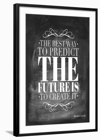 Chalk Type - The Future-Stephanie Monahan-Framed Giclee Print