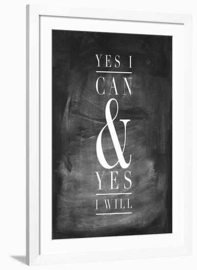 Chalk Type - Yes I Can-Stephanie Monahan-Framed Giclee Print