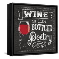 Chalk Wine 2-Melody Hogan-Framed Stretched Canvas