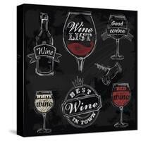 Chalk Wine-bioraven-Stretched Canvas