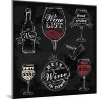 Chalk Wine-bioraven-Mounted Art Print