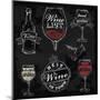 Chalk Wine-bioraven-Mounted Art Print