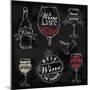 Chalk Wine-bioraven-Mounted Art Print