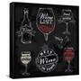 Chalk Wine-bioraven-Framed Stretched Canvas