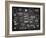 Chalkboard Ads, Including Frames, Banners, Swirls and Advertisements for Restaurant, Coffee Shop-LanaN.-Framed Art Print