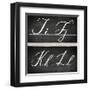 Chalkboard Alphabet - I-Tania Bello-Framed Giclee Print