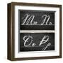 Chalkboard Alphabet - M-Tania Bello-Framed Giclee Print