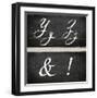 Chalkboard Alphabet - Y-Tania Bello-Framed Giclee Print