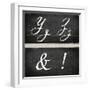 Chalkboard Alphabet - Y-Tania Bello-Framed Giclee Print