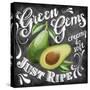 Chalkboard Avocado-Art Licensing Studio-Stretched Canvas