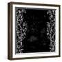 Chalkboard Border-klepsidra-Framed Art Print