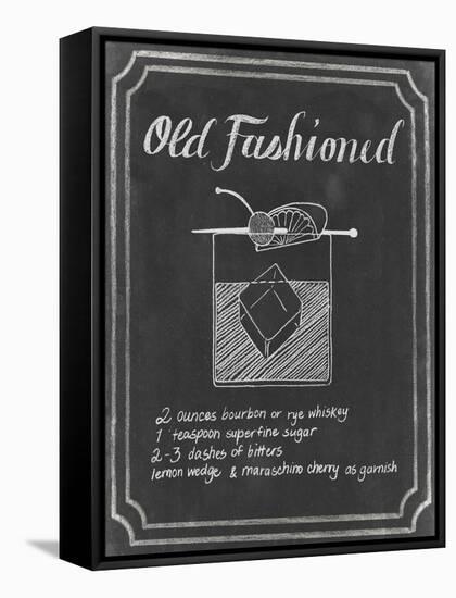 Chalkboard Cocktails I-Grace Popp-Framed Stretched Canvas