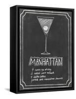 Chalkboard Cocktails II-Grace Popp-Framed Stretched Canvas