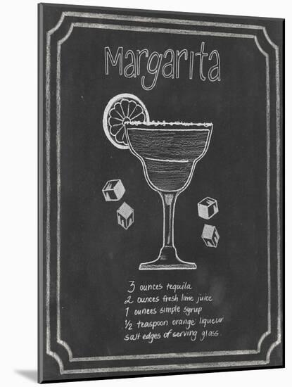 Chalkboard Cocktails IV-Grace Popp-Mounted Art Print