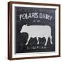Chalkboard Cow-Stimson, Diane Stimson-Framed Art Print