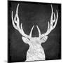 Chalkboard Elk-null-Mounted Giclee Print