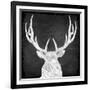 Chalkboard Elk-null-Framed Giclee Print