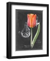 Chalkboard Flower III-Jennifer Parker-Framed Art Print