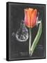 Chalkboard Flower III-Jennifer Parker-Framed Stretched Canvas