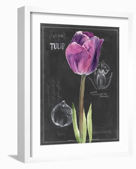 Chalkboard Flower IV-Jennifer Parker-Framed Art Print