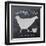 Chalkboard Hen-Stimson, Diane Stimson-Framed Art Print