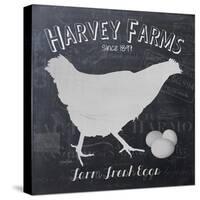 Chalkboard Hen-Stimson, Diane Stimson-Stretched Canvas