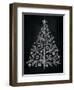 Chalkboard Holiday Trees II-Mary Urban-Framed Art Print