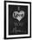 Chalkboard I Love You More-Tina Lavoie-Framed Giclee Print