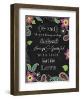 Chalkboard Inspirations-Fiona Stokes-Gilbert-Framed Giclee Print