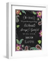 Chalkboard Inspirations-Fiona Stokes-Gilbert-Framed Giclee Print