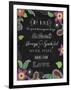 Chalkboard Inspirations-Fiona Stokes-Gilbert-Framed Giclee Print