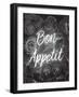 Chalkboard Kitchen 1-Kimberly Allen-Framed Art Print