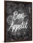 Chalkboard Kitchen 1-Kimberly Allen-Framed Art Print