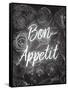 Chalkboard Kitchen 1-Kimberly Allen-Framed Stretched Canvas