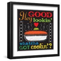 Chalkboard Kitchen Art 3-Melody Hogan-Framed Art Print