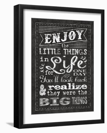 Chalkboard Life-Melody Hogan-Framed Art Print