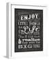 Chalkboard Life-Melody Hogan-Framed Art Print