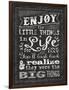 Chalkboard Life-Melody Hogan-Framed Art Print