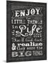 Chalkboard Life-Melody Hogan-Mounted Art Print