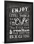 Chalkboard Life-Melody Hogan-Framed Art Print