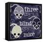 Chalkboard Nursery Rhymes II-Mindy Sommers-Framed Stretched Canvas